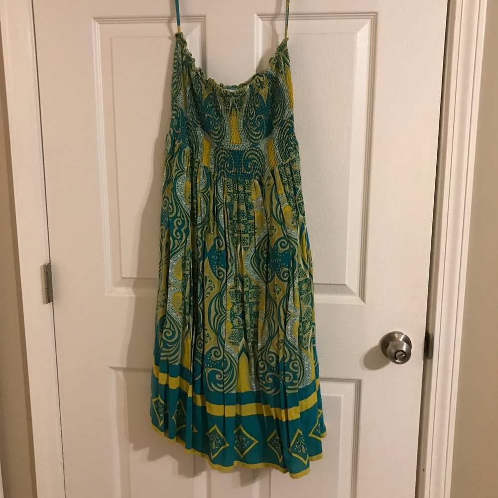 Strapless, elastic top dress L/XL